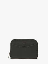 Porte-monnaie Madras Cuir Etrier Noir madras EMAD900