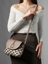 Sac Bandouli�re Sahara Etrier Marron sahara ESAR206M-vue-porte