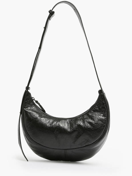 Sac Bandoulière Sosoomao Cuir Etrier Noir sosoomao ECSO057M